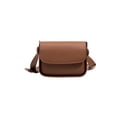 thumbnail image 1 of Minnieouse Bolso de hombro de PU para mujer, bandolera de viaje informal, organizadores cuadrados, bolsos de mensajero portátiles de moda para mujer Bolsas de mensajero y de hombro Marrón Minnieouse AP012389-03B, 1 of 6