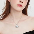 thumbnail image 5 of Trendy Romantic Imitation Moonstone Necklace – Elegant Anniversary Jewelry for Women, 5 of 5