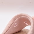 thumbnail image 3 of Women’s Linen Slippers for Summer Home Indoor, Ladies' Memory Foam Open Toe Slide Sandal with Non Slip Sole, 3 of 8