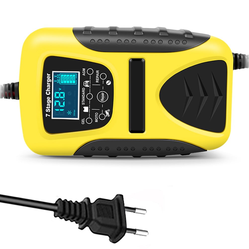7 Stage Smart Car Battery Charger Machine 12V 7 A Automatic Car Battery