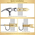 thumbnail image 5 of Self-Drilling Drywall Anchor Kit with Screws – Upgraded Heavy Duty Expansion Anchors, No Pre-Drilling Needed for Shelves, Furniture Frames & Wall Mounting(1.57in，20PCS), 5 of 7