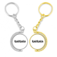 thumbnail image 1 of Special Letra Ingles Nombre Barbara Anillo de oro de metal llavero llavero, 1 of 4