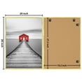 thumbnail image 6 of ELSKER&HOME 20x28 Poster Frame 3 Pack, Gold Picture Frame for Horizontal or Vertical Wall Mounting, Sturdy and Scratch-proof, 6 of 7