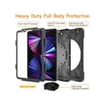 thumbnail image 7 of Case for iPad Pro 11 inch 2022 2021 2020 2018/ iPad Air 4 / Air 5 10.9 Inch, Shockproof Cover with Built-in Stand & Shoulder Strap & Pencil Holder, 7 of 7