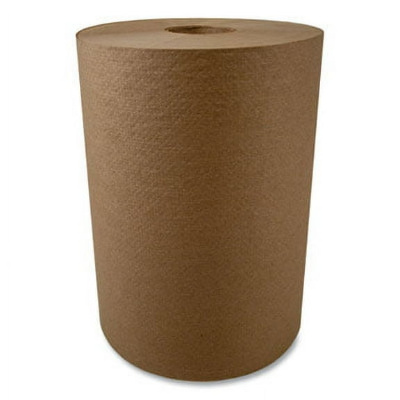 Morcon Paper 10 Inch Roll Towels, 1-Ply, 10" x 800 ft, Kraft, 6 Rolls/Carton (R106)
