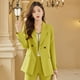 thumbnail image 3 of Traje profesional, traje naranja, chaqueta para mujer, temperamento de primavera y otoño, estilo diosa, 3 of 6