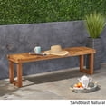 thumbnail image 3 of Christopher Knight Home Nestor Outdoor Acacia Wood Bench by Chirstopher Knight Home, 3 of 5