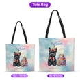 thumbnail image 5 of Happy Birthday Cute Puppy Scottish Terrier with Cake Gifts Party Hat All Over Print 3D Canvas Tote Bag Scottie Dog Lover Gifts Reusable Handbag - 00029, 5 of 5