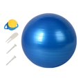 thumbnail image 2 of Almencla Balle d'Exercice Soutien Dorsal Pilates Balle, Polyvalente, Antidérapante Gonfleur Inclus Entraînement de Stabilité Épaissie Gym à Domicile Entraînement Bleu 65cm, 2 of 8