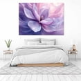 thumbnail image 3 of Mudket Purple Pink Abstract Magnolia Flower Canvas Wall Art, Framed Floral Print, Ready to Hang Wall Decor for Living Room Bedroom Office, Modern Elegant Artwork - 12"L x 8"W, 3 of 10