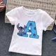 thumbnail image 2 of Nueva camiseta con letras ABCD de Stitch para niños, camisetas con combinación de nombres, camisetas de dibujos animados Kawaii, ropa informal para niños y niñas, camisetas Harajuku para niños y niñas, 2 of 5
