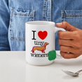 thumbnail image 4 of CafePress - I Heart Tiny Wieners - 15 oz Ceramic Large White Novelty Mug, 4 of 6