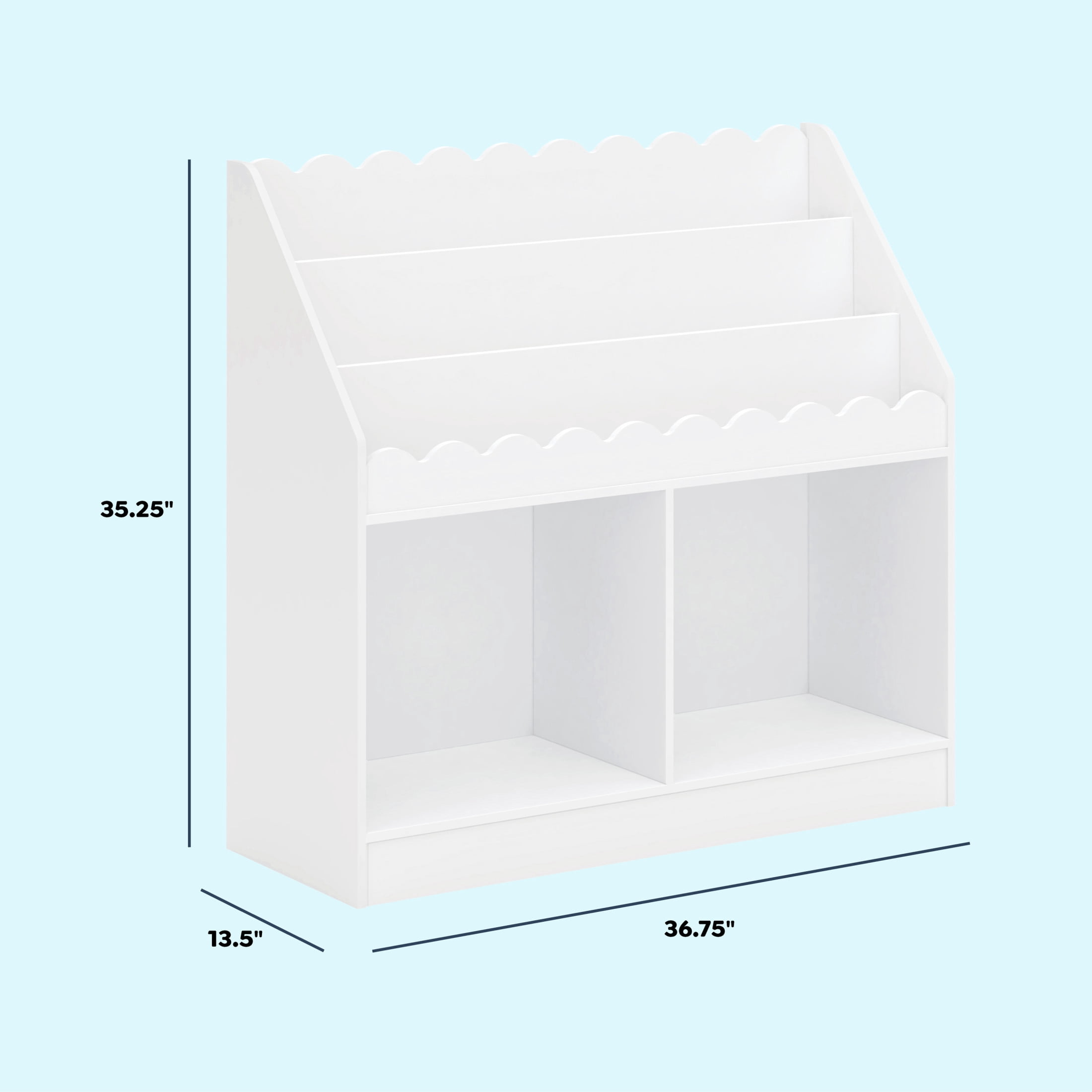 DaVinci Sammy Scallop Bookcase