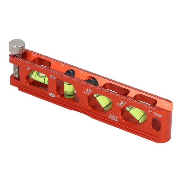 Bubble Level Ruler, Metric Imperial Scales Bubble Level Tool for Measurement