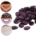 thumbnail image 2 of 200 Pcs Artificial Rose Petals for Romantic Night Flower Silk Flower Petals for Wedding Aisle Scatter Table Centerpieces Decor, Confetti Party Favors Table Decoration, Multicolor(Purple,2x2"), 2 of 9
