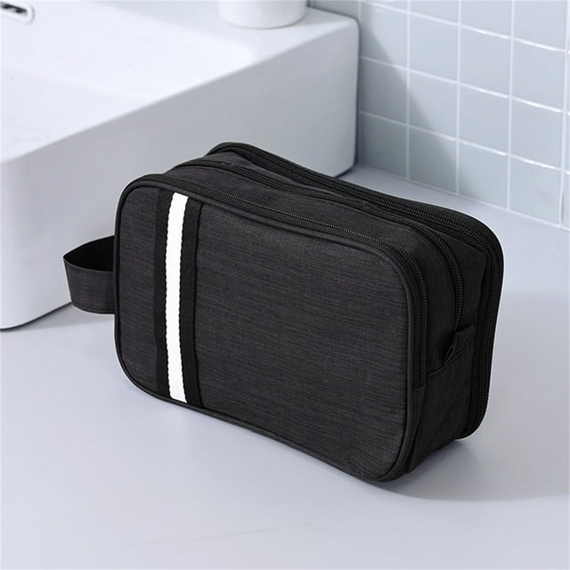Amzcrzy Caja De Almacenamiento De Adornos, Bolsa De Aseo De Viaje Para Mujeres/Hombres, Kit Colgante, Bolsa De Afeitar, Organizador Portátil De Artículos De Tocador, Bolsa De Cosméticos Seca Y Húmeda