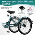 thumbnail image 3 of ABORON 20/24/26 inch 7 Speed Adult Tricycles with Big Basket,3-Wheels Cruiser Bike, Adult Trikes For Women ,Men , Seniors, 3 of 10