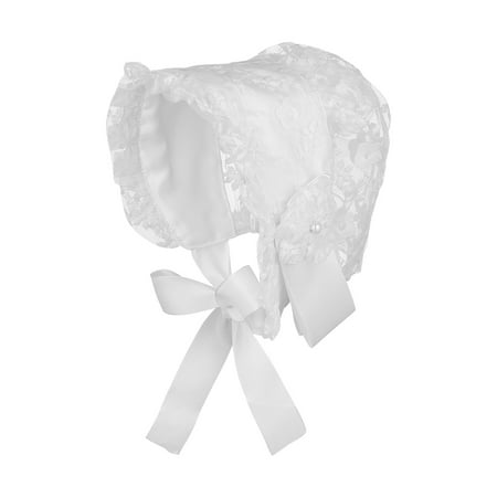 

Fenical Adorable Baby Lace Beautiful Hat for Baby Infant Aged From 0-2 (White Average Size)