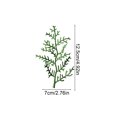 thumbnail image 3 of DefiDgd Artificial Evergreen Leaves Branch,Small Faux Green Stem Vase Filler Greenery Pick for Christmas Wreath Filling Table Mantel Indoor Floral Arrangement Winter Home Decor, 3 of 8