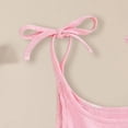 thumbnail image 6 of Toddler Baby Girl Jumpsuit Romper Sleeveless Drawstring 18 Months 1T 2T 3T 4T 5T 6T One Piece Romper with Pockets Summer Outfit Clothes Gibobby,6-12 Months,Pink, 6 of 6
