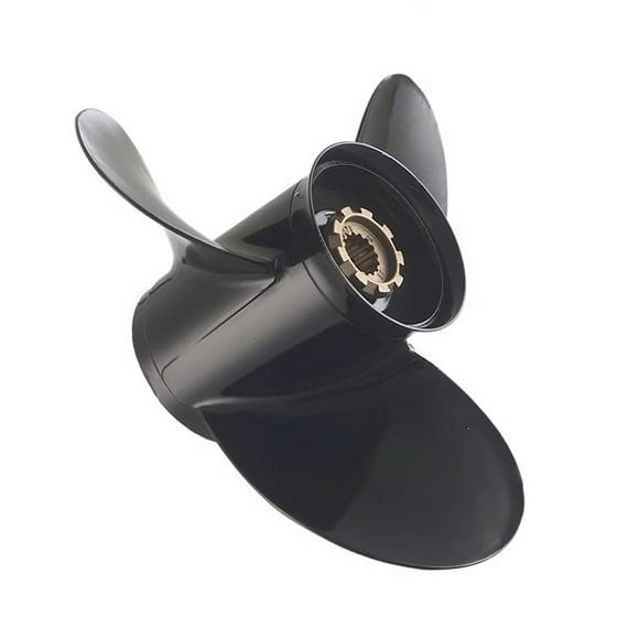 Mercury Black MAX XC Pontoon (14 X 11") RH Propeller, Aluminum 3 Blade, Extra Cup, Equipped with Flo-torq SSR, 48-8M0151356