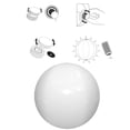 thumbnail image 3 of DFC Inflatable LED Garden Outdoor Decorative Light PVC Air Filled Glowing Sphere For Patio Party, 3 of 7