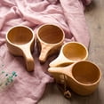 thumbnail image 2 of Aosijia 270ml Coffee Cup Natural Jujube Wood Tea Cup with Handgrip Milk Travel Wine Beer Cups for Home Bar Kitchen Gadgets Gift for Family and Friend Decorate, 2 of 14