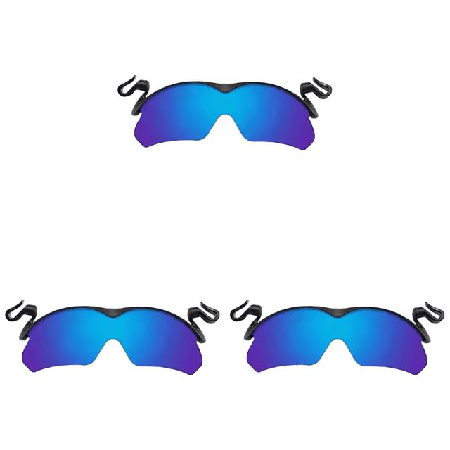 Gorra Gafas de sol Clip Sombrero deportivo Clip para pesca Senderismo Golf Azul
