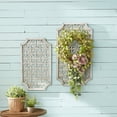 thumbnail image 5 of HomeRoots 516352 18.75 x 1 x 33.25 in. Grey Solid Wood Wall Decor - Set of 2, 5 of 5