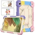 thumbnail image 2 of Timoom Samsung Galaxy Tab A7 Lite Case 8.7 inch 2021(SM-T220/T225), with Screen Protector Pencil Holder Kids Shockproof Rugged Silicone Cover 360 Stand Hand Strap for Galaxy Tablet A7 lite,Pink, 2 of 7