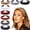 8 Pack Plastic Hair Hoop D, variant on 8 Pack Knotted Headbands for Women Wide Turban Headband Yoga Exercise Ribbing Hair Hoop Hair Bands Accessories
