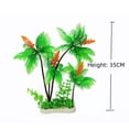 thumbnail image 3 of Adornos para acuarios, acuarios con cocoteros, plantas verdes, decoraciones para peceras, simulación de cocoteros pequeños, plantas acuáticas, flores de plástico, 3 of 3