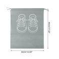 thumbnail image 4 of Unique Bargains 10 Pcs Sneakers Pattern Dustproof Shoe Dust Bag Shoes Storage Bag Portable Drawstring Storage Bag Gray, 4 of 5