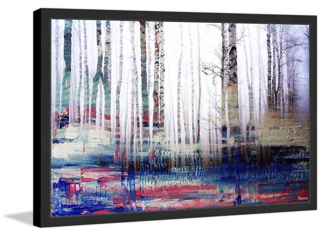 "Shaded Colors" Framed Painting Print