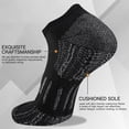 thumbnail image 6 of FQY Mens Athletic Ankle Socks Moisture Wicking Cushion Running Low Cut Sock 6 Pack, 6 of 8