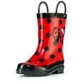 thumbnail image 1 of Little Girls Red Ladybug Rubber Rain Boots - Size 3 little Kid, 1 of 6