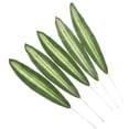 thumbnail image 1 of 5 hojas artificiales de palma, helecho y monstera, hojas de seda falsas, decoración floral n. degree 1 Verde, 1 of 9