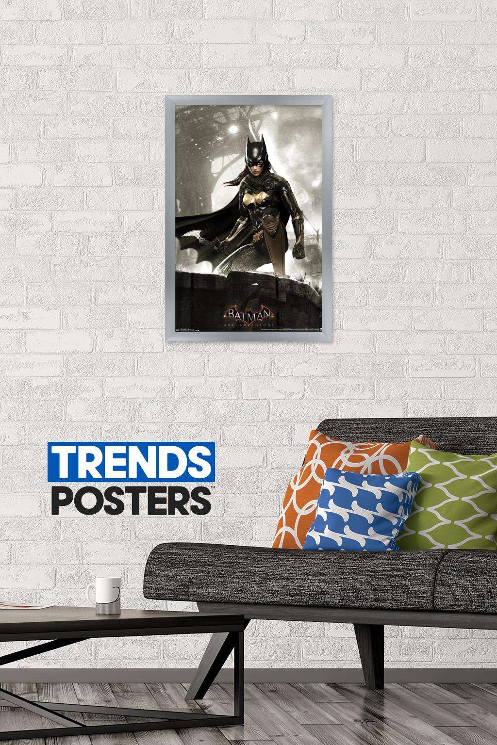 DC Comics Video Game - Arkham Knight - Batgirl Wall Poster, 14.725" x 22.375", Framed