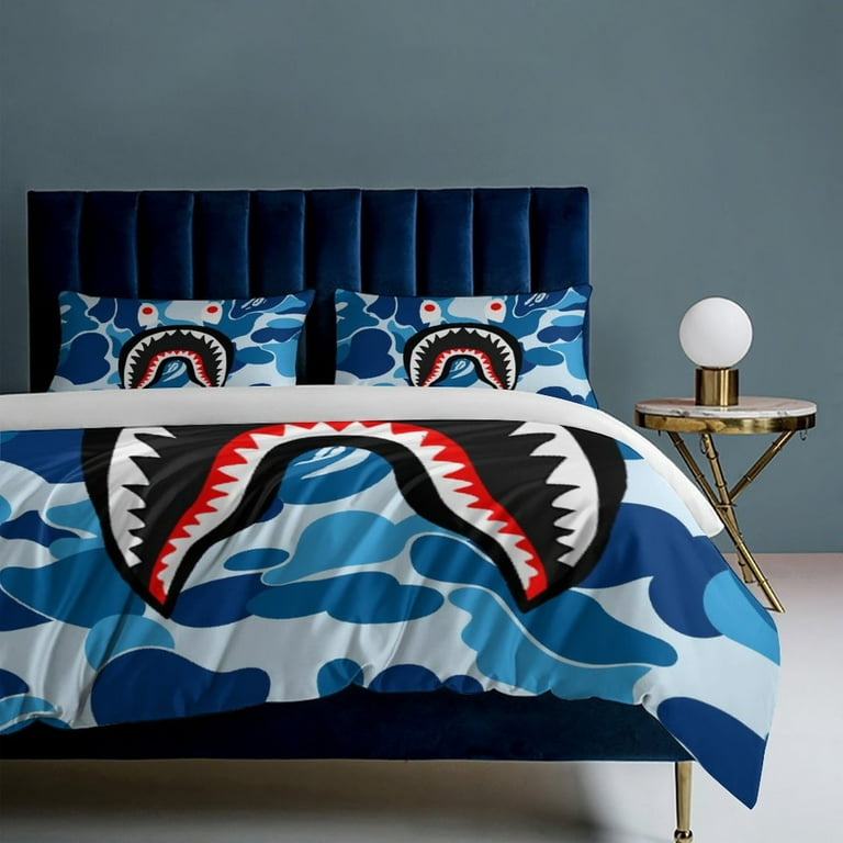 Bathing Ape Bed Sheet Set, Luxury Bedsheets
