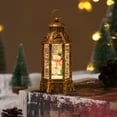 thumbnail image 5 of Christmas Snow Globe Lantern Christmas Decorations, Xmas Gifts Christmas Vintage Home Decor Indoor, Christmas Sparkling Lantern, Holiday Party Gift, 5 of 6