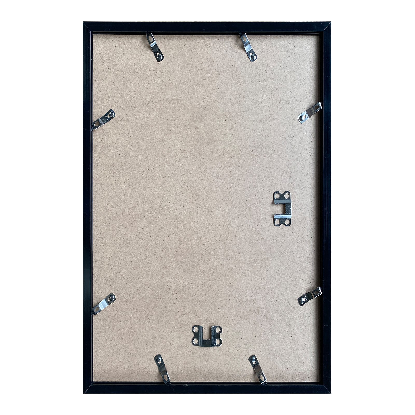 Picture Frame PVC Black Frame 13.4W*3.1D*19.3H/7.48LB Wall Mount Display, Pack of 5