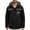 Black, variant on Windbreaker Jackets for Men Water Resistant Drawstrings Hoodie Jacket Full Zip Long Sleeve Multi-pockets Outdoor Hiking Cylcing Climbing Tops Beige S