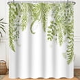 thumbnail image 4 of Fragile Sprout Grass Green Shower Curtain for Bathroom Plant Botanical Eucalyptus Leaf Watercolor Greenery Leaves Floral Bathroom Curtain Waterproof Fabric Shower Curtain Sets 72×72 Inches, 4 of 6