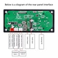 thumbnail image 2 of DC7-25V MP3 Decoder Board 2*50W Bluetooth Amplifier Car Audio Player FM Radio TFTAPDRA Spare Part, 2 of 4