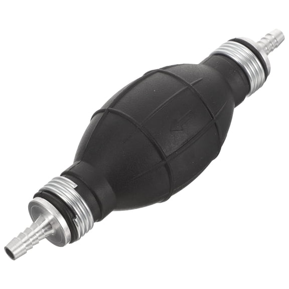 STOBOK Black Hand Pump for Car and Boat Use Suitable for Carburettor with Rubber and Aluminum Material
