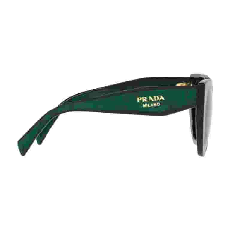 サングラス PRADA Woman Sunglasses Black SPR 14W POLARIZED 1AB-5Z1 Sunglasses Prada PR 14 WS 1AB5Z1 Black Dark Grey Polar