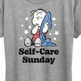 thumbnail image 3 of Peanuts - Self Care Sunday - Women's Short Sleeve Graphic T-Shirt, 3 of 6
