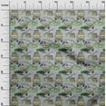 thumbnail image 3 of oneOone Cotton Silk Coin Gray Fabric Kids Safari Print Sewing Material Print Fabric By The Yard 42 Inch Wide, 3 of 4