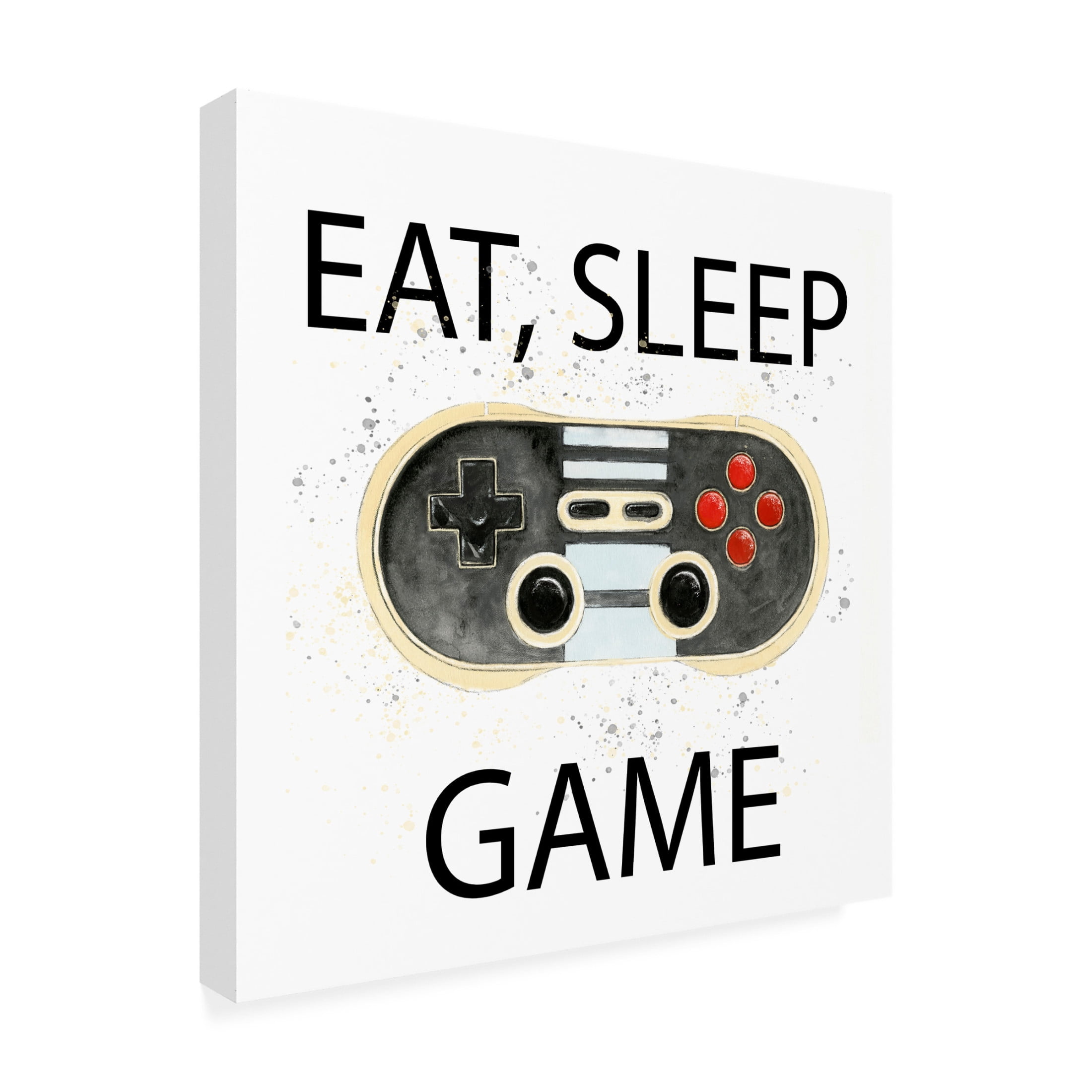 Canvas Wall Art - Annie Warren 'Game Day I' Wall Art for Living Room, Bedroom, or Office Décor by Trademark Fine Art - 18 x 18 Inches