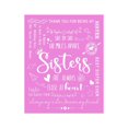thumbnail image 2 of Dvkptbk Envelope Flannel Blanket Print Sister Envelope Blanket Birthday Gift Friend Blanket, 2 of 5